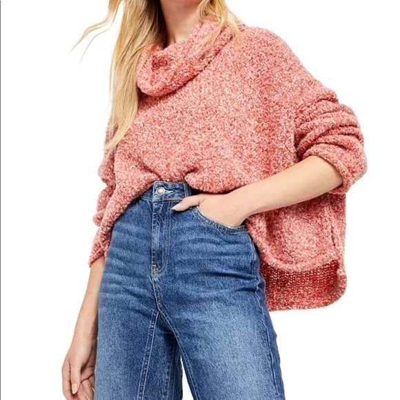 Free People Sweaters - 𝅺FREE People BFF Cowl Neck Boucle Sweater